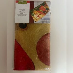 New, Large yard flag, scarecrow